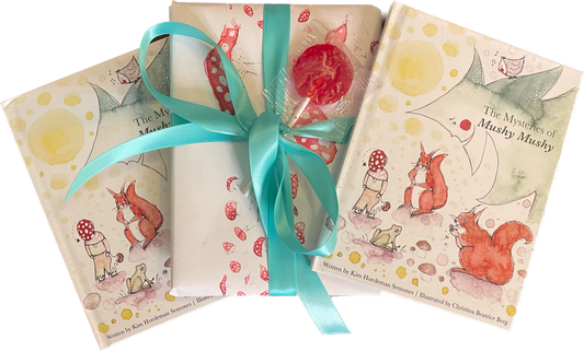 The Mysteries of Mushy Mushy Book - Complimentary Gift Wrap for all Holiday Orders!